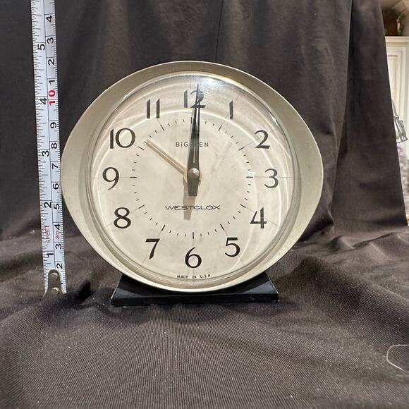Vintage Westclox Big Ben Alarm Clock MCM Winding - Picture 8 of 10